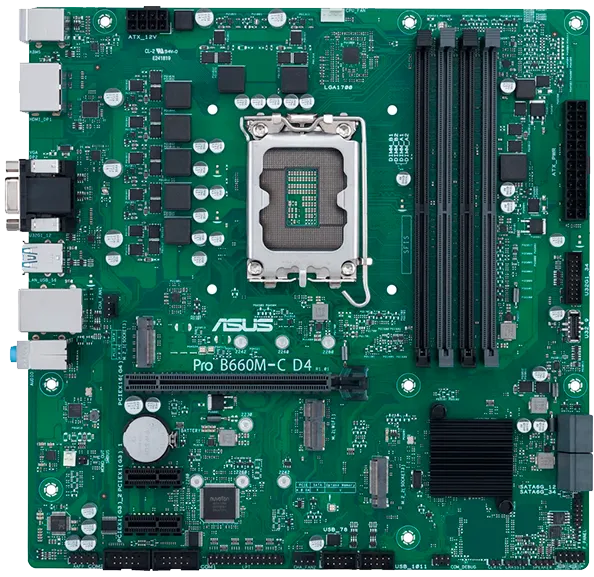 Замена северного моста Asus Pro B660M-C D4-CSM